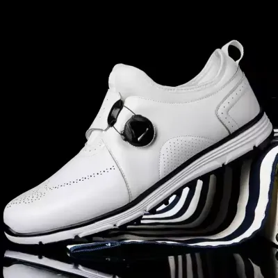 BREATHABLE LEATHER GOLF SHOES